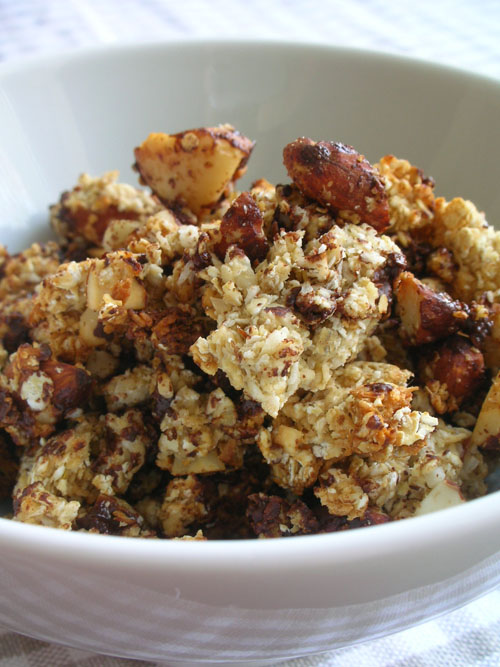 Anke Gröner» Blog Archive » Müsli mit Kokos, Nüssen, Schokolade und Banane